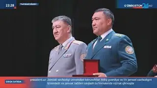 Mustaqillik bayrami arafasida bir guruh IIV xodimlari yuksak davlat mukofotlari bilan taqdirlandi