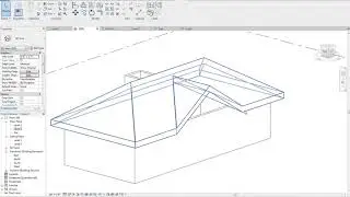 Revit 2019 - Ceilings and Roofs - Episode 3 - Slope Arrow and Joining Roofs