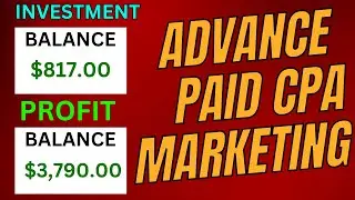 Paid Advance Cpa Marketing || Full Case Study 2024 || Make Money Online