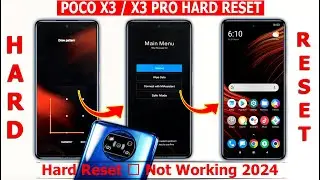 Without Pc 2024 🆕 Poco X3 Hard Reset lock screen password reset ❌ Not Working 2024 🔥 Remove Password
