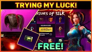 Get Free Premium Crate Coupon || Trying My Luck On Warrior Of Silk Spin || Can We Get Anything?