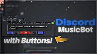 How To Make Discord Music Bot with Buttons! | No Coding Required | 24/7 Online