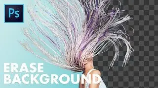 Fast & POWERFUL Way to Erase a Background in Photoshop! (Background Eraser Tool in Photoshop)