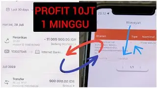 History Trade Forex dan Gold 1 MINGGU BISA PROFIT 10JT #scalping #hackforex #mt5 #trading #forex