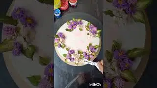 Летняя композиция из творожной крем-пасты. #букет #красота #очарование #изящество