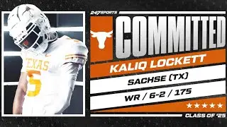 WATCH: 5-star WR Kaliq Lockett commits to Texas LIVE on 247Sports | No. 12 Overall Player