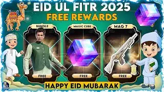 FREE FIRE EID FREE REWARDS | EID UL FITR 2025 FREE REWARDS | RAMADAN EID REWARDS | FREE MAGIC CUBE