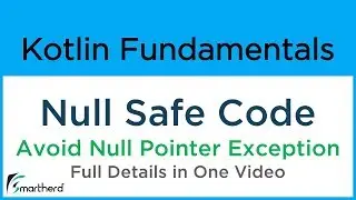 Kotlin Null Safe Operators. Safe Call, with Let, Elvis & Non-null operator. Kotlin Tutorials #12.1