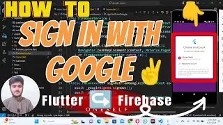 Sign in with  Google || Fire Base Flutter || How to sign In With Google using Fire Base | Flutter