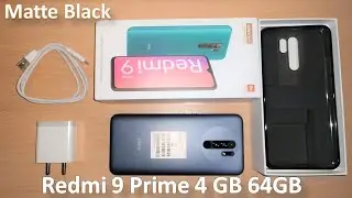 Redmi 9 Prime Unboxing Matte Black 4 GB 64GB for Rs.8,999/- from Amazon