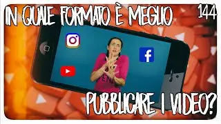 QUAL E' IL FORMATO VIDEO MIGLIORE PER I SOCIAL?| Lezione di recitazione 