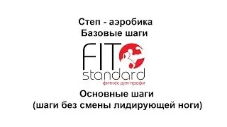 Степ. Основные шаги (без смены лидирующей ноги)