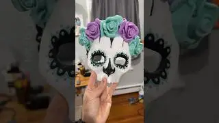 The most beautiful halloween mask 3D printed with multicolors 