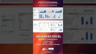 CONVERT RAW DATA INTO PROFESSIONAL DASHBOARD USING MS EXCEL