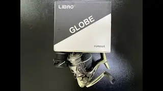 Катушка безынерционная Libao Globe 100,200,300, с передним фрикционом, 9+1 подшипник.
