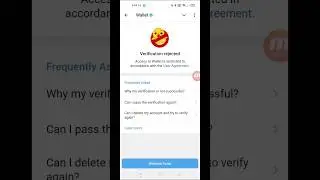 Telegram Wallet Verification Rejected Problem Fix Kaise Kare