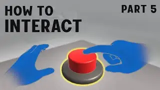 Poke Interaction and Button - Oculus Interaction SDK - PART 5