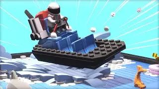 I Built a Fan Powered Swamp Boat to Win Races in Lego 2K Drive!