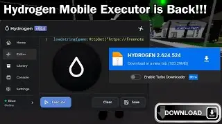 HYDROGEN IS BACK!!! | Hydrogen Mobile Executor Latest Version Released Version 624 | Download Link