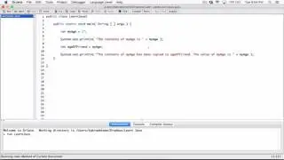 32. Storing values of variables in variables - Learn Java