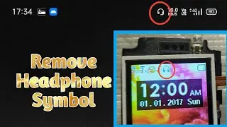 How to remove headphone symbol in keypad mobiles / how to remove headphone symbol in android mobiles