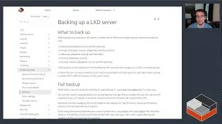 LXD backup and disaster recovery