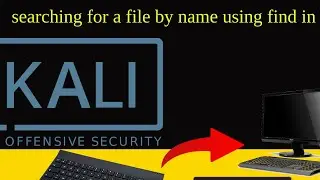 searching for a file by name using find in Kali Linux