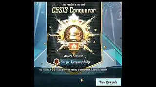 C5S13 Conqueror Entry 🥵🔥 #shorts #youtubeshorts #bgmi