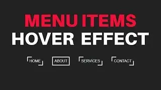 Menu Items Hover Effect