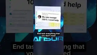 Try this quick fix if your CPU has 100% usage! 🔧💯