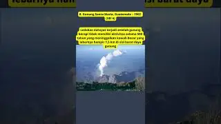 Sepuluh Letusan Gunung Berapi Paling Dahsyat di Dunia 
