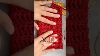 Крючком как спицами? Легко!!! #вязаниекрючком #вязание #crochet