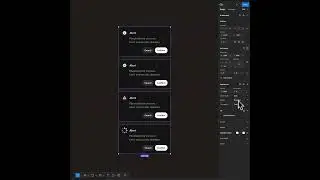 Adaptive Alert Notification Design in Figma #uidesign #designsystems