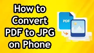 How to Convert PDF to JPG in Mobile! (2024) - Full Guide