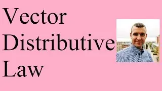 Distributive law for Vectors