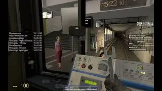 Играем в Garysmod metro на карте Минского метрополитена катаемся на Номерном и РУсиче туда и обратно
