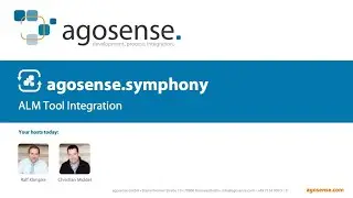ALM Tool Integration with agosense.symphony - MS Azure DevOps & Atlassian Jira integration | webinar