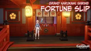 Grand Narukami Shrine - Fortune Slip | Genshin Impact