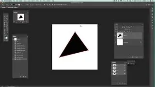 Create a triangle shape in Photoshop tutorial