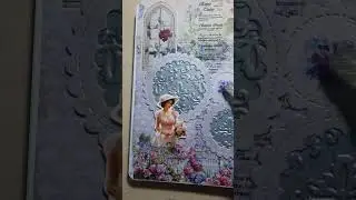 Страничка в артбуке. Скрарбукинг.