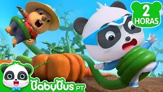 As abóboras da Fazenda Sofreram Mutação! 🎃 | 2 HORAS DE BABYBUS | Desenhos Animados em Português
