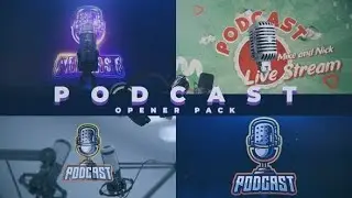 Podcast Opener Pack  – Free Download After Effects Template