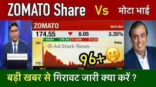 Zomato share news today | Zomato share latest news | Zomato share target