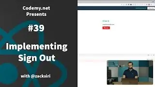 React: Implementing Sign Out - [039]