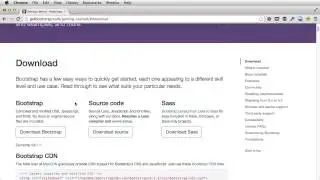 Bootstrap 3 for Web Design: Bootstrap Overview and Installation
