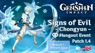 Hangout Chongyun - Signs of Evil | B1: Distant Gaze | English Voice | Genshin Impact