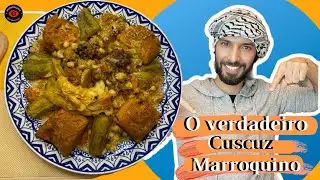 ✅[PASSO A PASSO] como fazer o verdadeiro cuscuz marroquino com legumes tradicional simples fácil