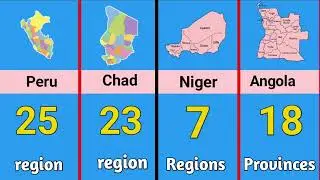 How Many States from Different Countries ❓Sub-division of Each Country in the world⚠️