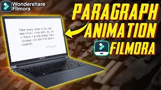FILMORA 11 | HOW TO MAKE 3D PARAGRAPH ANIMATION | SCROLL UP/DOWN TEXT ANIMATION FILMORA [HINDI]