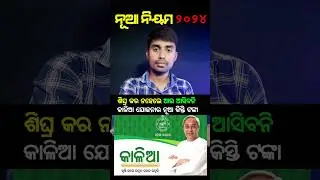 kalia yojana new update 2024 in Odia | Kalia yojana important update 2024 